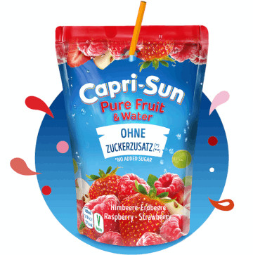 Capri-Sonne Pure Fruit & Water (HIMBEERE & ERDBEERE) 10stück x 200ml