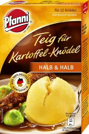 Pfanni Kartoffel Knödel-Teig halb & halb 318g für 12 knödel