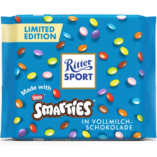 Ritter Sport Smarties Vollmilch Schokolade 100g