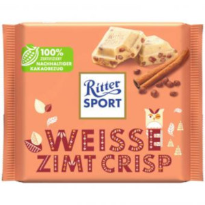 Ritter Sport Winter Kreation Weisse Zimt Crisp 100g