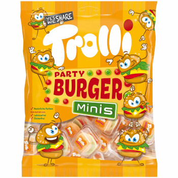 Trolli Party Burger Minis 170g für 17er x 10g