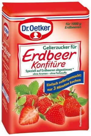 Dr.Oetker Gelierzucker für Erdbeer Konfitüre 500g