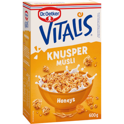 Dr.Oetker Vitalis Knusper Müsli Honeys 600g