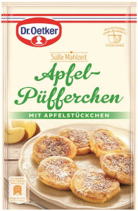 Dr.Oetker Süsse Mahlzeit Apfel Püfferchen Mit Apfelstückchen