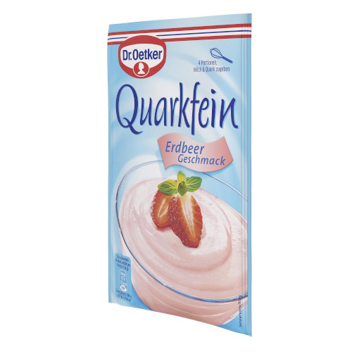 Dr.Oetker Quarkfein Erdbeer Geschmack 56g x 4 er