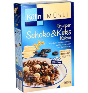 Kölln Müsli Knusper Schoko & Keks Kakao 500g
