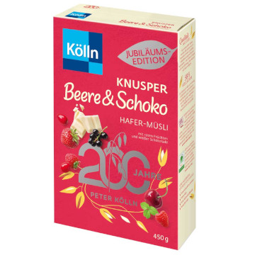 Kölln Müsli Knusper Beere & Schoko Hafer-Müsli 450g