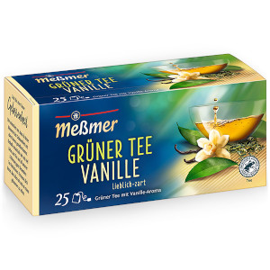 Messmer Grüner Tee Vanille 43,75g für 25er x 1,75g