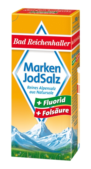 Bad Reichenhaller Marken Jodsalz fluorid folsäure 500g
