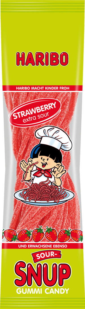 Haribo Spaghetti Fizz Strawberry Flavour 200g
