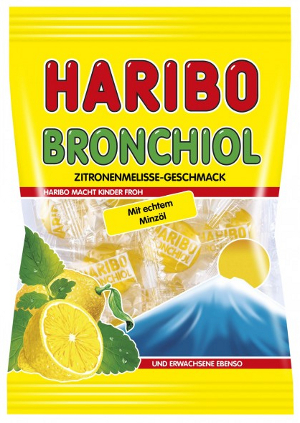 Haribo Bronchiol Zitronen-Melisse Bonbons 100g