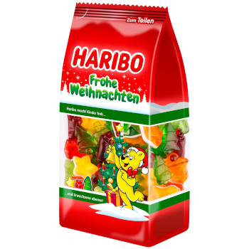 Haribo Frohe Weihnachten Fruchtgummi & Schaumzucker 300g