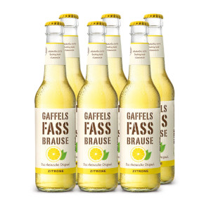 Gaffels Fass Brause Zitrone Alkoholfrei 0,0% vol 33cl x 6er