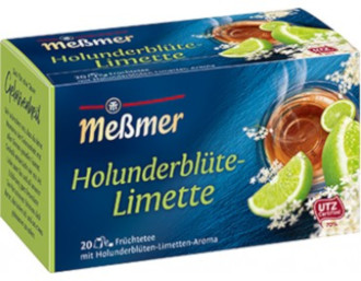 Messmer Holunderblüte-Limette 50g für 20 er x 2,5g