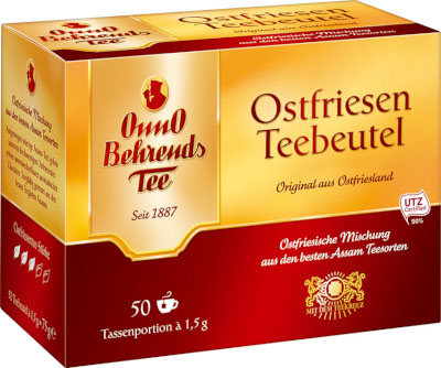 Onno Behrends Tee Ostfriesen Teebeutel 75g für 50 x 1,5g