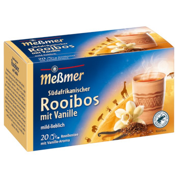Messmer Rooibos mit Vanille mild-lieblich 35g für 20er x 1,75g