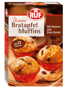 Ruf Bratapfel Muffins Mit Rosinen und Zimt-Zucker 300g