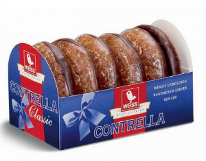 Weiss Contrella Classic Lebkuchen mit Zartbitterschokolade 200g