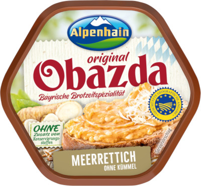 Alpenhain Original Obazda Meerrettich 125g