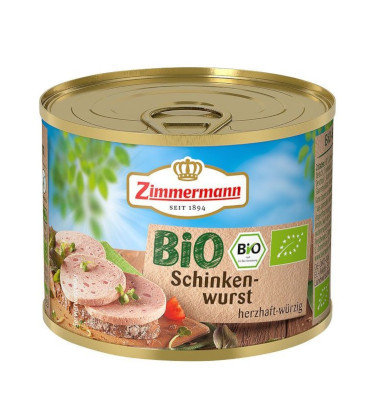 Zimmermann Bio Schinkenwurst 200g