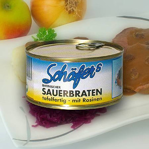 Schäfers Rheinischer Sauerbraten Tafelfertig mit Rosinen 300g