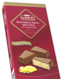 Lambertz Baumkuchenspitzen Vollmilchschokolade 150g