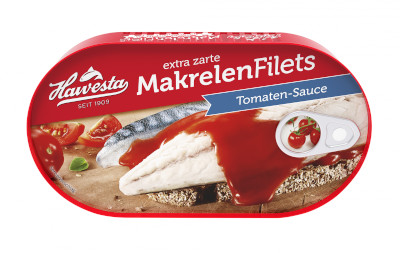 Hawesta Makrelenfilets in Tomaten-Sauce 200g