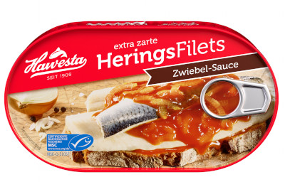 Hawesta Heringsfilets in Zwiebel-Sauce 200g