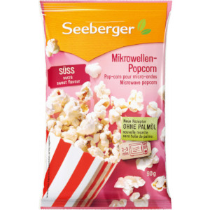 Seeberger Mikrowellen-Popcorn süss 90g x 2 er