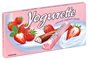 Ferrero Yogurette Erdbeer 100g für 8 Stück