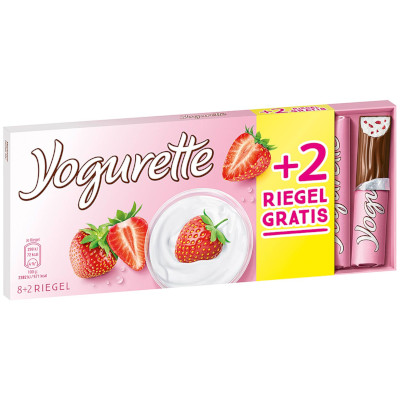 Ferrero Yogurette Erdbeer 125g für 10 Stück