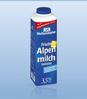 Weihenstephan Frische Alpenmilch 3,5% 1l