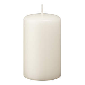 Gala Kerzen Stumpen (L= 6 x 11,5cm) Weiss für 3er