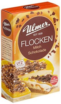 Ulmer Flocken Milch-Schokolade 100g