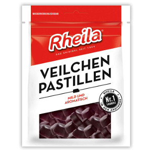 Rheila Veilchen Pastillen (mild und aromatisch) 90g