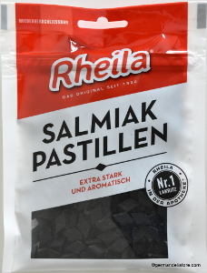 Rheila Salmiak Pastillen (Extra stark und Aromatisch) 90g