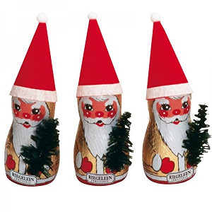 Riegelein Weihnachtsmann mit Mütze Vollmilch-Schokolade 4 x 14g