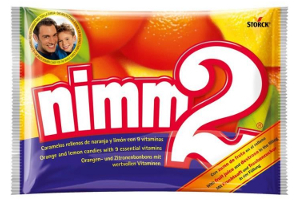 Storck Nimm2 Orangen-und Zitronenbonbons mit Vitaminen 240g