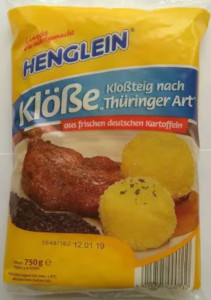Henglein Kartoffel Kloßteig Thüringer Art 750g