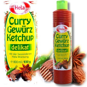 Hela Curry Gewürz Ketchup Delikat 500ml