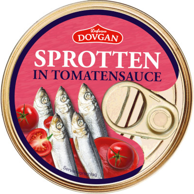 Dovgan Sprotten in Tomaten-Sauce 240g