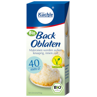 Küchle Bio Back Oblaten 40mm
