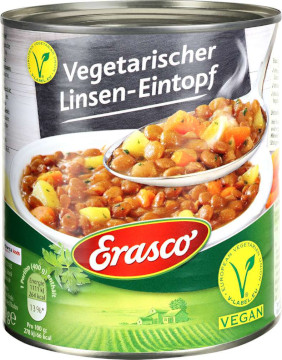 Erasco Vegetarischer Linsen-Eintopf 800g