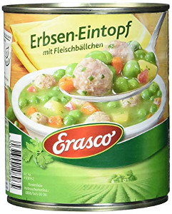 Erasco Erbsen-Eintopf mit Fleischbällchen 800g