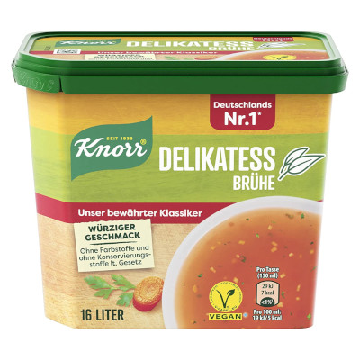 Knorr Delikatess Brühe 329g für 16 Liter