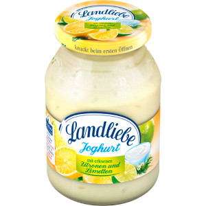 Landliebe Fruchtjoghurt Zitrone-Limette 500g
