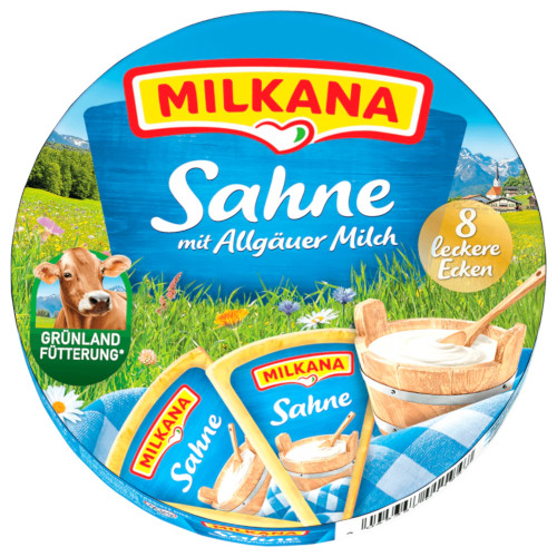 Milkana Sahne mit Allgäuer Milch 190g