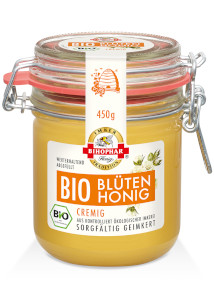 Bihophar Bio Blüten-Honig Cremig 450g