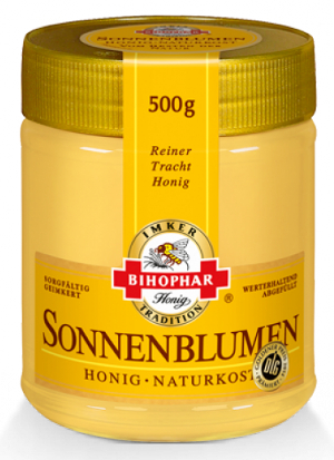 Bihophar Sonnenblumen-Honig 500g