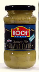 Koch Sauce für Gravad Lachs Dill-Senf Sauce 140ml